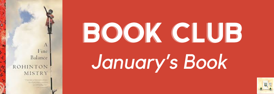 Banner decoration for Book Club  