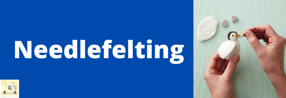 Banner decoration for Needlefelting  