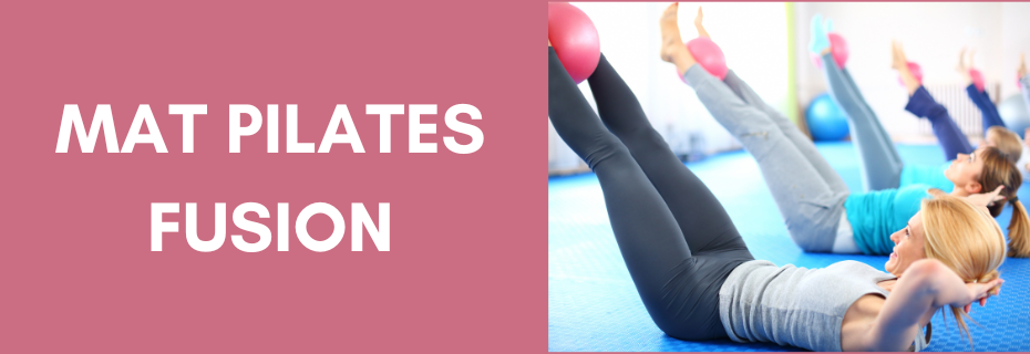 Banner decoration for Mat Pilates Fusion  