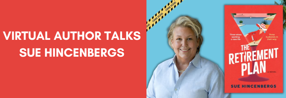 Banner decoration for Virtual Author Talks – Sue Hincenbergs  