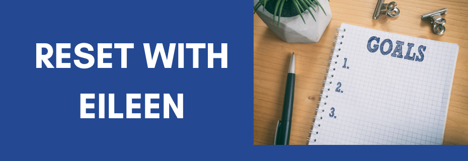 Banner decoration for Reset With Eileen  